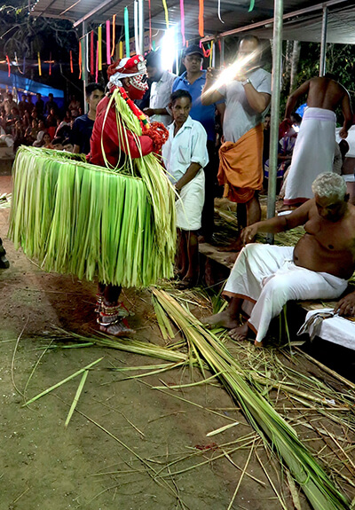 Indian dressed in costume
