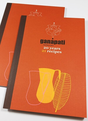 ganapati restaurant 20 years 21 recipes cookbook