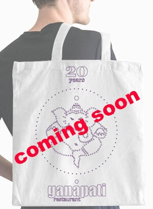 20 years ganapati tote bag (coming soon)